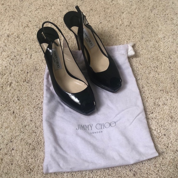 Jimmy Choo Nova open toe pumps - Picture 1 of 10